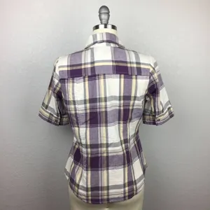 BNWT! •Girl Krazy• Plaid Top thumbnail 4