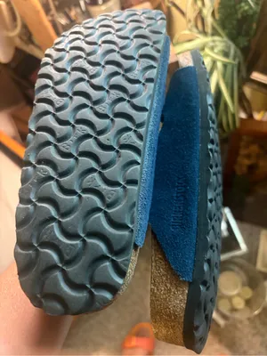 Birkenstock Navy Suede Arizona Double Strap Sandals thumbnail 8