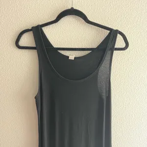 Old navy black long maxi dress size medium thumbnail 3