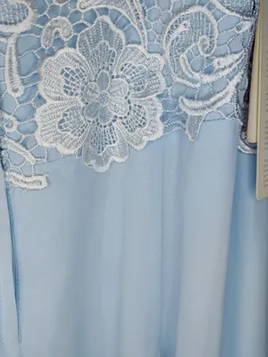 JJs House Light Blue Lace Bodice A-Line Midi Evening Formal Prom Gala Dress NWT thumbnail 10