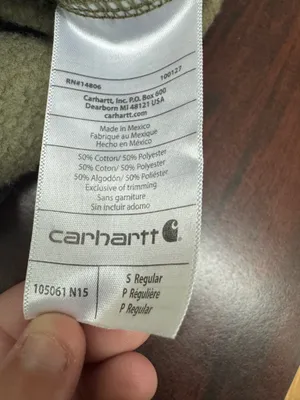 Carhartt Men’s Loose Fit Camouflage Hoodie Size Small thumbnail 4