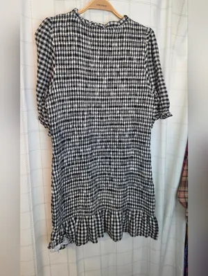 AE Puff Sleeve Smocked Mini Dress thumbnail 3