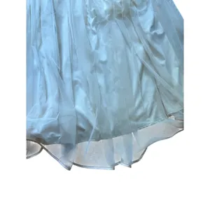 Daze Cream Mesh Maxi Skirt Size M Layered Tulle Romantic Boho Balletcore thumbnail 3