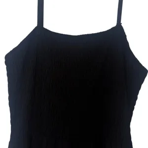Amazon Black Smocked Tiered Maxi Dress Sleeveless Lightweight Flowy Whimsigoth thumbnail 3