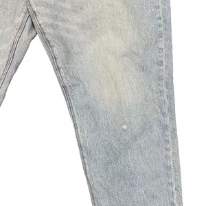 American Eagle Strigid Mom Light Wash High Rise Straight leg Jeans thumbnail 7