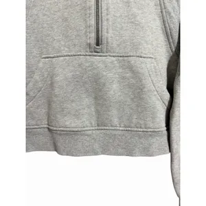 Lululemon Scuba Oversized Half Zip Hoodie Gray Women's Size XS/S‎ thumbnail 5