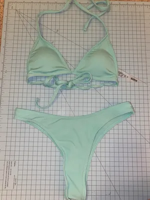 SheIn Green Bikini thumbnail 1