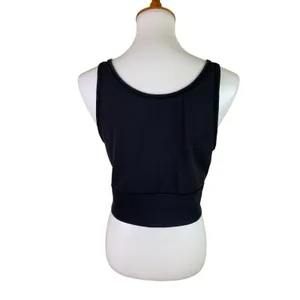 Lululemon Black V Neck Crop Tank Top Athleisure Yoga Pilates Minimalist Y2K 12 thumbnail 2