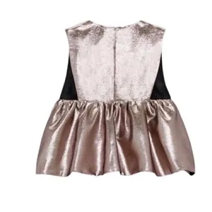 Zara Gold Crop Top(Size Medium) thumbnail 2