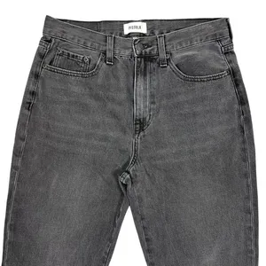 PISTOLA Alexa High Rise Flare‎ Jeans 28" Black Split Hem Goth Grunge Minimalist thumbnail 9