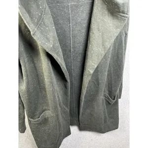 Ann Taylor Loft‎ Hoodie Sweatshirt Jacket Womens Medium Green Open Long Sleeve thumbnail 9