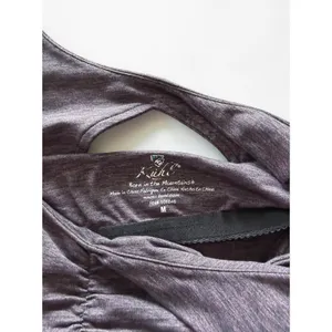 Kuhl‎ Women Plum Purple Heathered Ruched Keyhole Back Active Dress Size M thumbnail 3