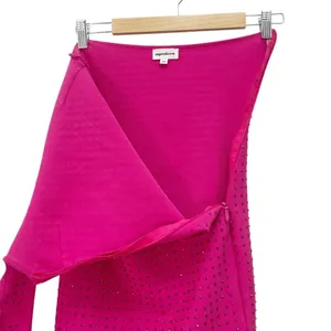 Superdown Adley Hot Pink One Shoulder Sequin Mini Dress Size XS Party Clubwear thumbnail 11