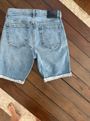 Abercrombie & Fitch Women’s Size 28 Denim Shorts High Rise Jean Shorts Stretch thumbnail 4