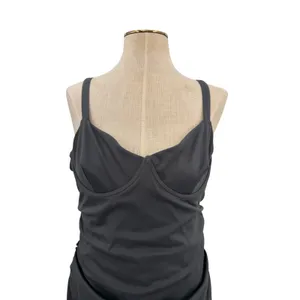 Skims Sculpting Swim Ruched One Piece Gunmetal Gray Shaping‎ Swimsuit XL NWT thumbnail 4