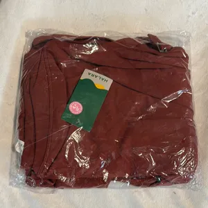 NWT HALARA High Waisted Decorative Buckle Split 2-in-1 Maxi Casual Skirt thumbnail 8