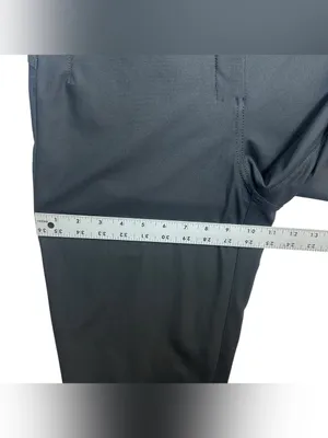 Lululemon City Sleek 5 Pocket Wide Leg Crop Pants Black Size 25 thumbnail 8