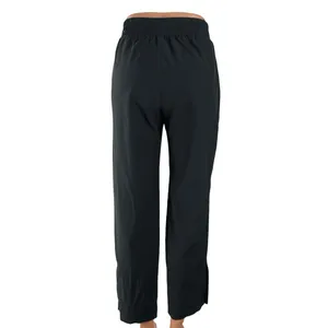 Abercrombie & Fitch Women's Black High Rise Pull On Wide Leg Trousers Pants XXS thumbnail 3