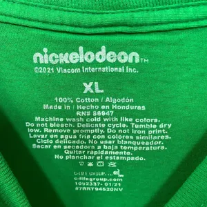 Nickelodeon Rugrats Reptar Rept-Aah! Tommy & Chucky Green T-Shirt XL thumbnail 4