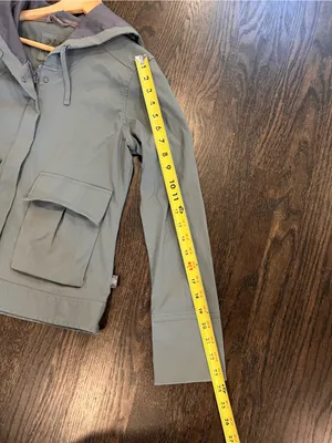 Prana Hooded Utility Jacket in Light Taupe with Dusky Hood thumbnail 7