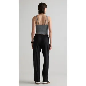 Quince Women's Flow Knit Wide Leg Pants in Black Size Large thumbnail 2