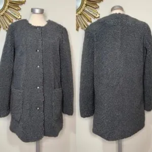 Greylin grey teddy bear coat xs thumbnail 3