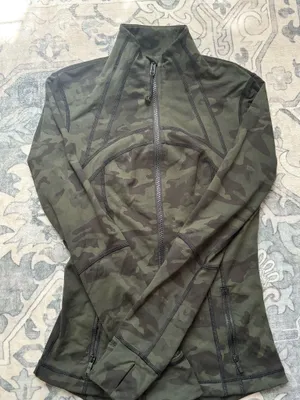 Lululemon Define Jacket Green Camo thumbnail 1