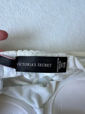 Victorias Secret White Lace Frilly Sheer Babydoll Mini Dress - 34B thumbnail 6