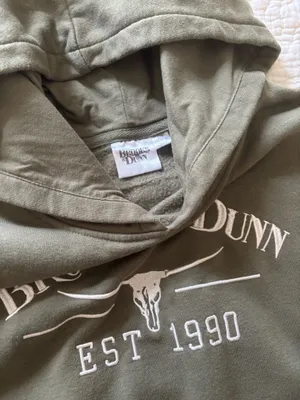 Brooks & Dunn Hoodie Green Size M thumbnail 2