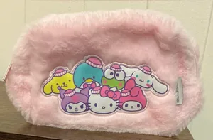 Rare Sanrio 2025 Hello Kitty & Friends Snack Shop Plush Cosmetic Makeup Zip Bag thumbnail 1