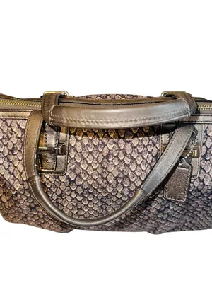 Coach Taylor Snake Print Satchel thumbnail 4