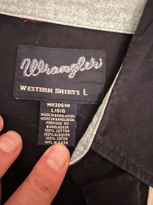 Vintage Wrangler Western Shirts Mens Large Pearl Snap thumbnail 4