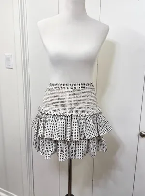 RESET Charlie Mini Skirt Polka Dot Casual Womens Medium thumbnail 2