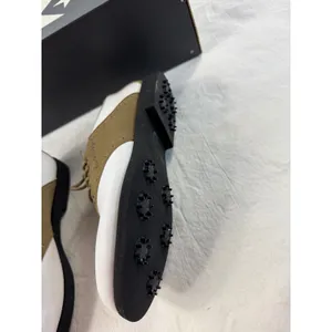 FootJoy Green-Joys Womens Golf Shoes 6.5‎ N White Tan Saddle Oxford 48802 thumbnail 8