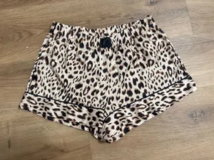 Victorias Secret Cheetah Silk Shorts thumbnail 1