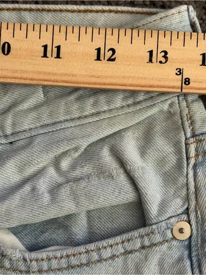 Madewell The perfect vintage Jean Sz 26 high rise light wash Straight-Leg Jeans thumbnail 9