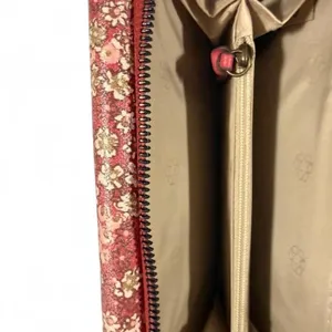 Safe Keeper Floral RFID Bifold Clutch Wallet Red thumbnail 10