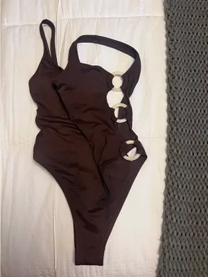 Aerie Brown One Piece Swimsuit thumbnail 4