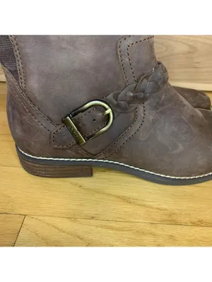 Earth Mira Round Toe High Shaft Brown Casual Boots - Size 6.5 thumbnail 4