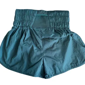 Free People Movement The Way Home Shorts Women’s Small Teal Green Lined Running thumbnail 6
