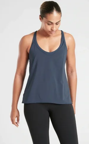 Athleta Womens Blue Solace Support Top Tank thumbnail 1