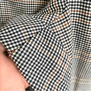 Old Navy Womens Pants Black White Brown Houndstooth Pull On Size 14 thumbnail 7