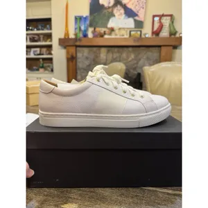 Club Monaco Jowenna White Low Top Sneaker Women's Size 9 Leather Classic! thumbnail 7