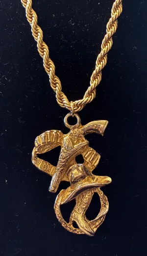 Western Heritage Pendant Necklace – Cowboy Boot, Hat, & Revolver Charm 24” thumbnail 1