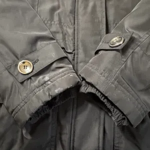 Forecaster of Boston Black Coat Womens Small Zip Up Button Adjustable‎ Jacket thumbnail 7