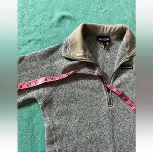 Patagonia Women's Better‎ Sweater 1/4 Zip Heather Gray Size Xsmall thumbnail 7