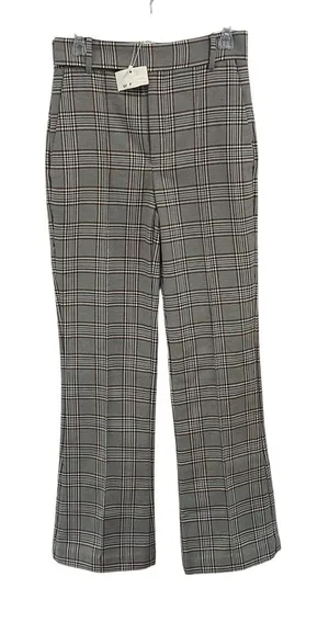 WRAY Jenae Check High Waist Trousers Plaid Suiting Pants Chic Sz‎ 4 thumbnail 1