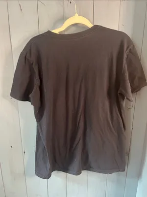 Vintage Gildan Black Brit Floyd Graphic Tee with Blue and Tan Artwork | Large thumbnail 4