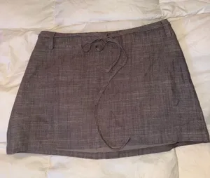 White Fox Boutique gray mini skirt thumbnail 1