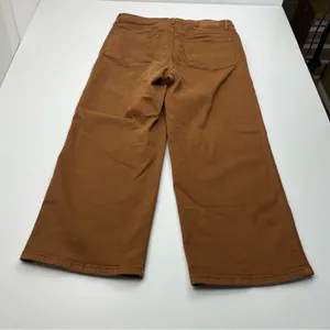 Judy Blue High Rise‎ Control Top Wide Leg Crop Jean Camel Brown Size 13 / 31 thumbnail 15